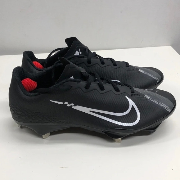New Nike React Vapor Ultrafly Elite 4 Men's Black Baseball Cleats - Picture 1 of 8